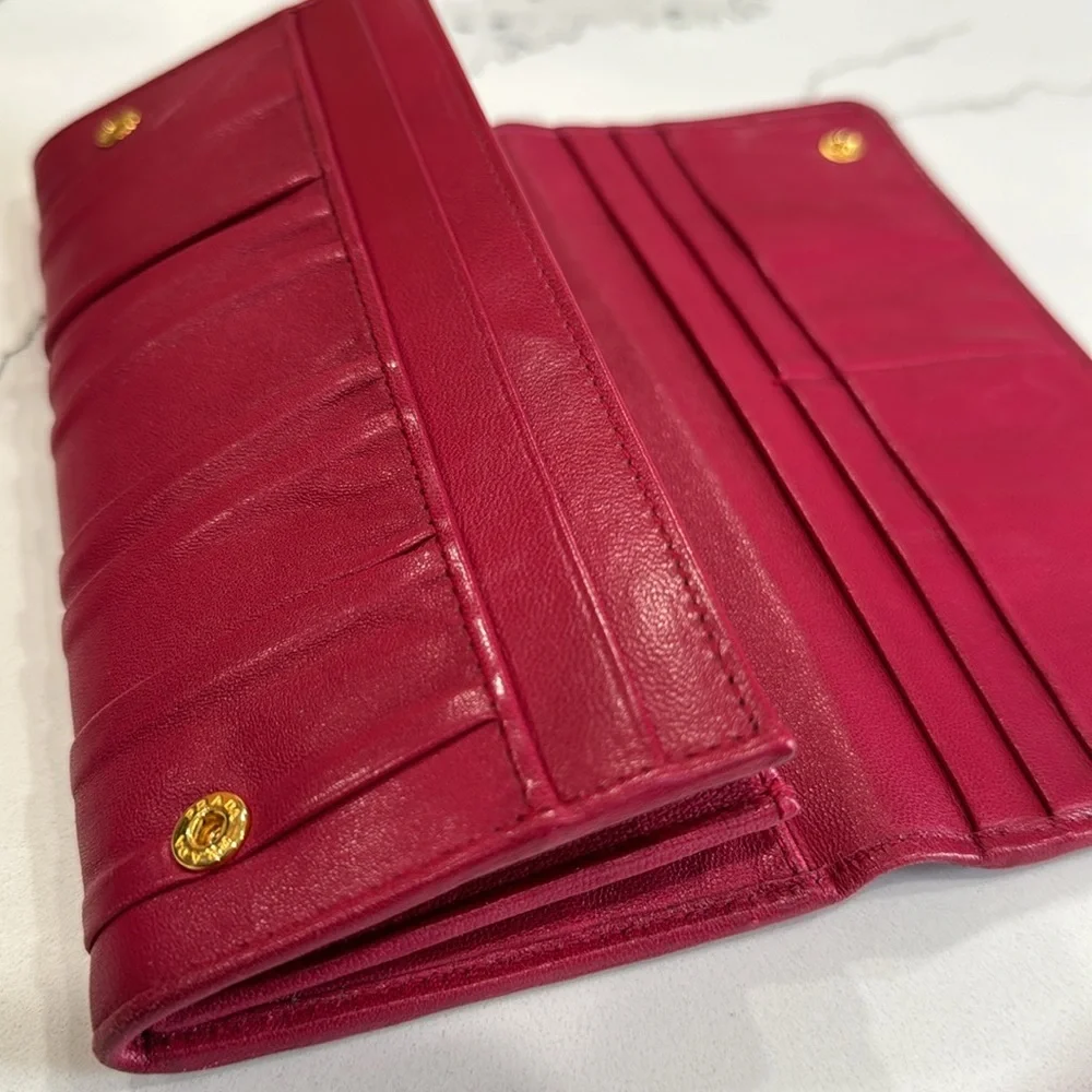 Prada Italy Leather Wallet